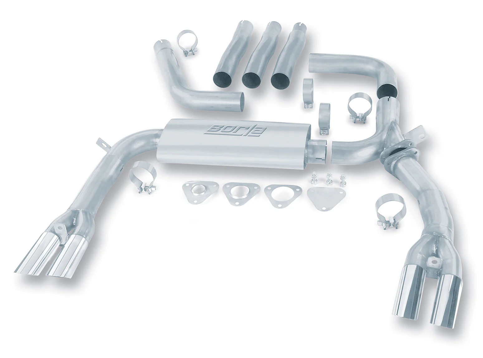 Cat-Back 3" Adj S-Type Exhaust CAMARO V8 1984-92 #14888 | Borla