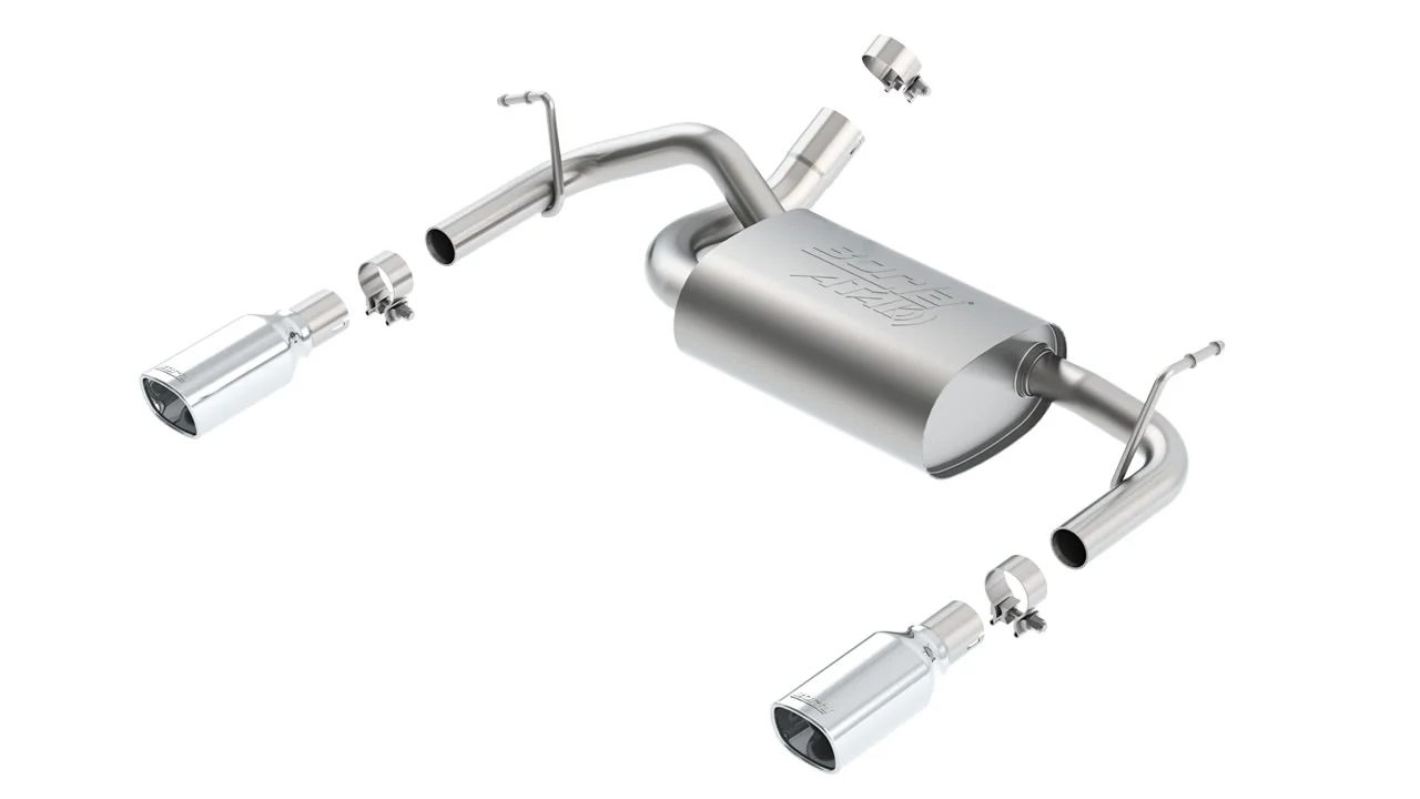 ATAK Axle-Back Exhaust for Jeep Wrangler 3.6L 2012-18 | #11860 | Borla