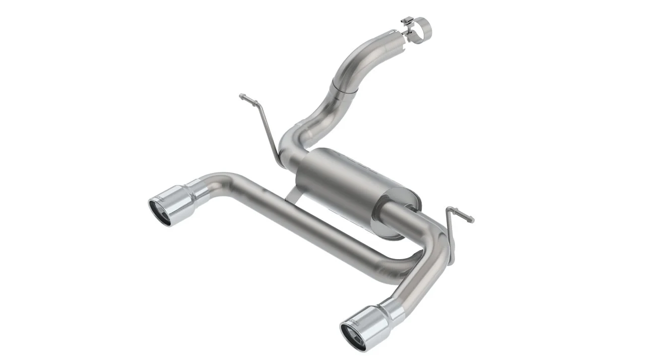 S-Type Axle-Back Exhaust for Jeep Wrangler 2.0L 2018+ | #11963 | Borla