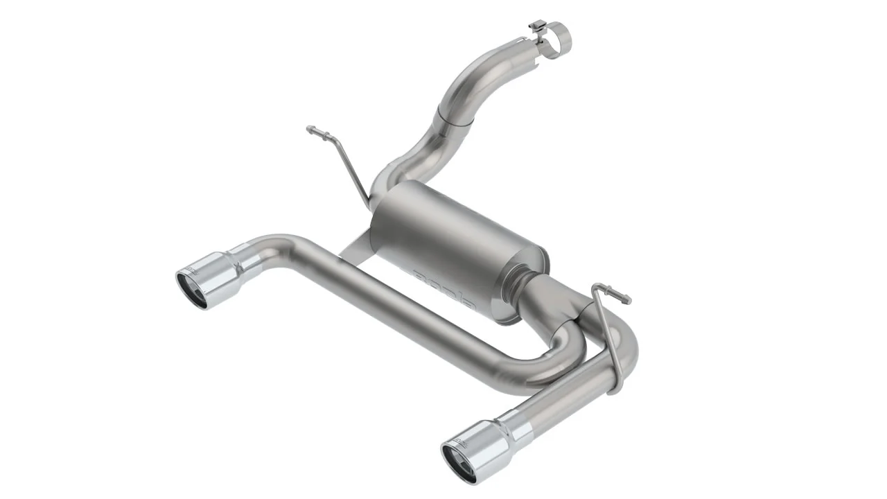 S-Type Axle-Back Exhaust for Jeep Wrangler 3.6L 2018+ | #11956 | Borla