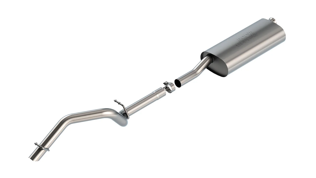 High Clearance S-Type Cat-Back Exhaust for Jeep Wrangler 3.6L 2018+ | #140829 | Borla