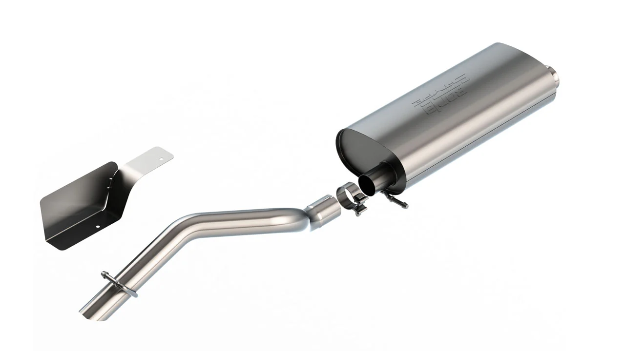 High Clearance S-Type Cat-Back Exhaust for Jeep Wrangler 3.6L 2018+ | #140847 | Borla