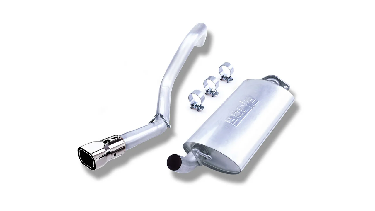 Touring Cat-Back Exhaust for Jeep Wrangler 2.5L / 4.0L 2000-06 | #14924 | Borla