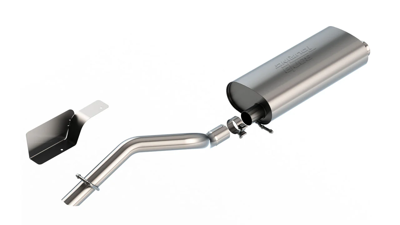 High Clearance Touring Cat-Back Exhaust for Jeep Wrangler 3.6L 2018+ | #140846 | Borla