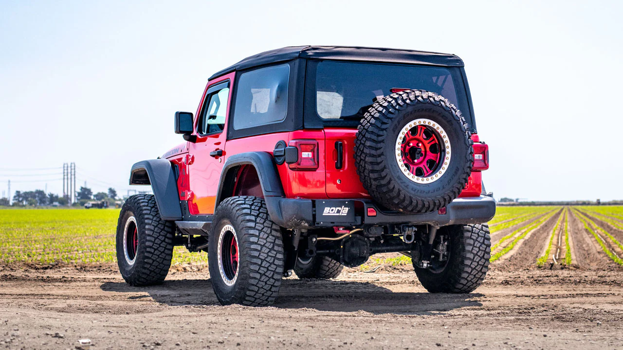 High Clearance S-Type Cat-Back Exhaust for Jeep Wrangler 2.0L 2018+ | #140861 | Borla - Image 2
