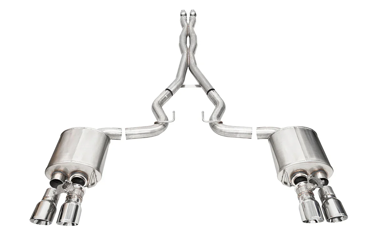 Xtreme Cat-Back Exhaust Chrome/Black Tips for Mustang GT 2024+ | #21259/#21260 | Corsa Performance
