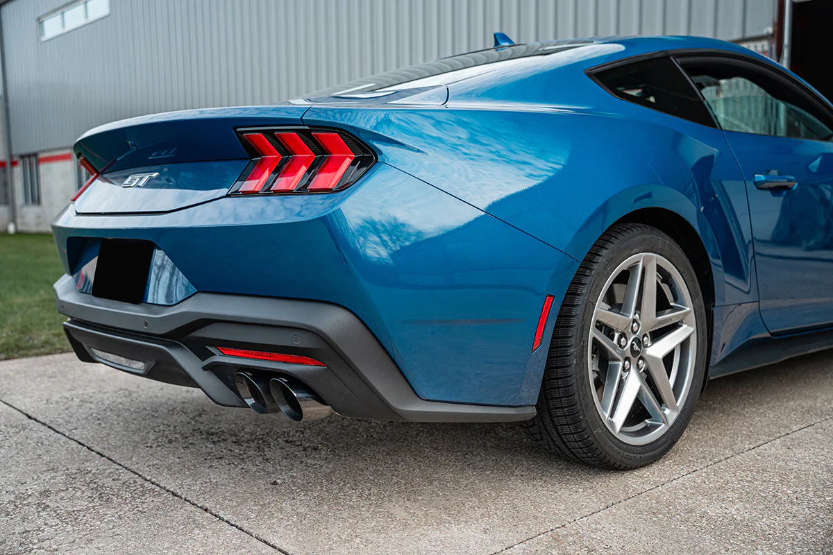 Sport Axle-Back Exhaust Chrome/Black Tips for Mustang GT 2024+ | #21261/#21262 | Corsa Performance - Image 6