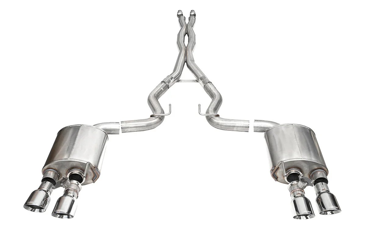 Xtreme Cat-Back Exhaust Chrome/Black Tips for Mustang Dark Horse 2024+ | #21265/#21266 | Corsa Performance