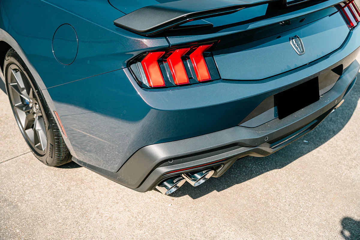 Xtreme Cat-Back Exhaust Chrome/Black Tips for Mustang Dark Horse 2024+ | #21265/#21266 | Corsa Performance - Image 3