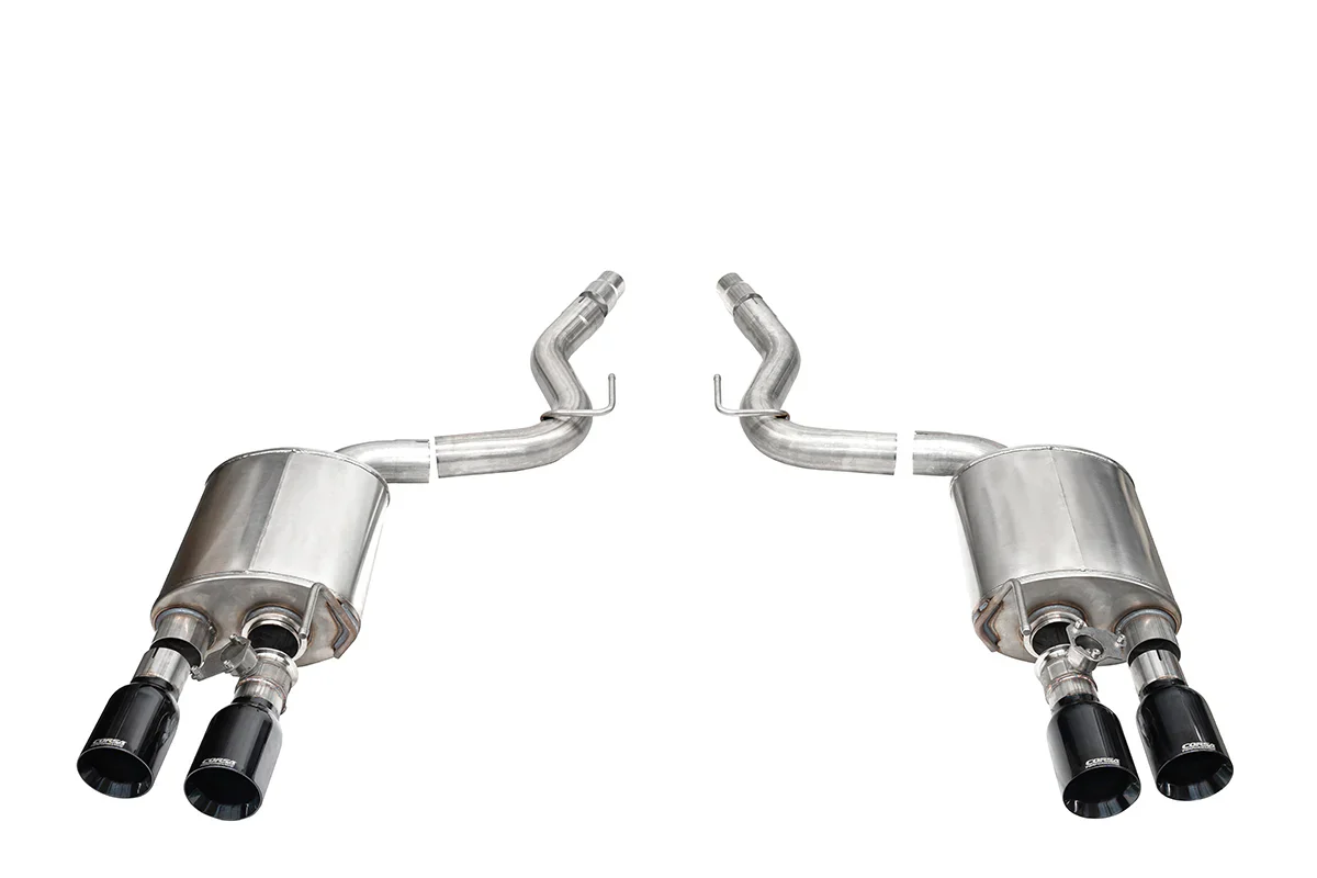Sport Axle-Back Exhaust Chrome/Black Tips for Mustang Dark Horse 2024+ | #21267/#21268 | Corsa Performance - Image 10