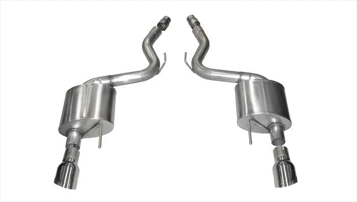 Axle-Back Sport Exhaust (Polished Tips) for Mustang 5.0L 2015-17 | #14326 | Corsa Performance