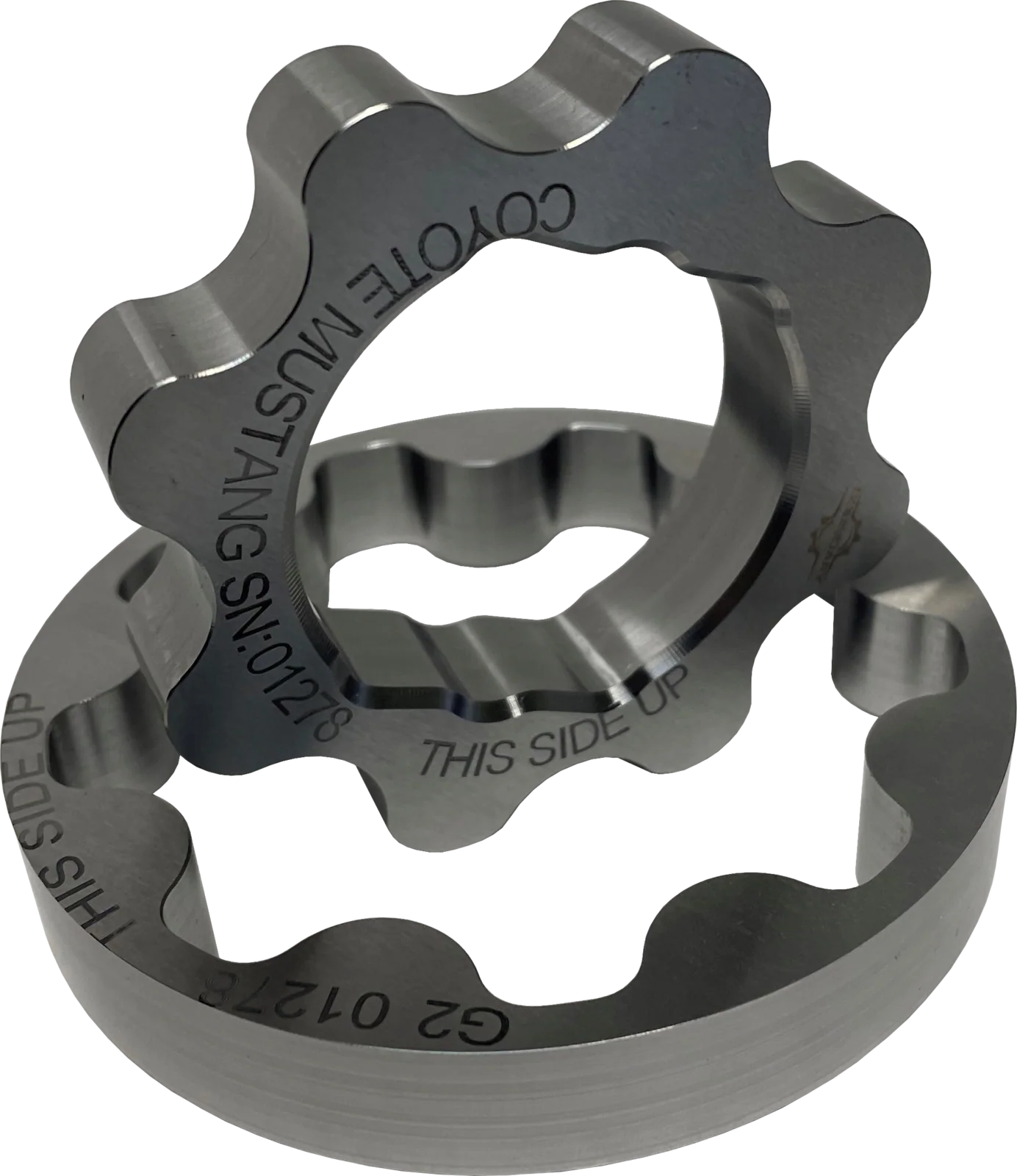 Coyote Billet Oil Pump Gears & Crank Sprocket for Mustang 5.0L 2011-14, 2015-23, 2024+ | CM-OPG-MUSTANG+CM-SP | Boundary Pumps - Image 3