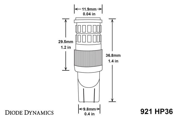 Bright Reverse LED Cool White Bulb Replacement (Pair) for Ford Mustang 2015-23 | #DD0143P | Diode Dynamics - Image 5