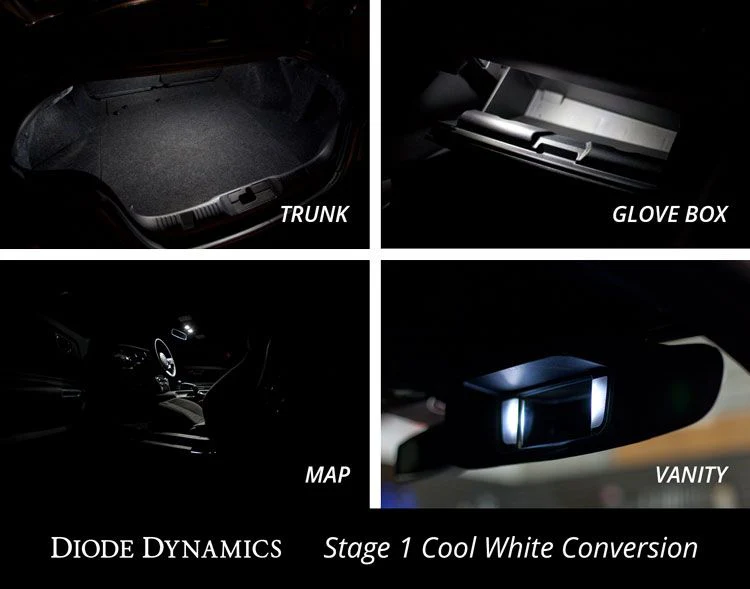 Interior LED Conversion Kit for Mustang 2015-17 | #DD0221-DD0280 | Diode Dynamics - Image 2
