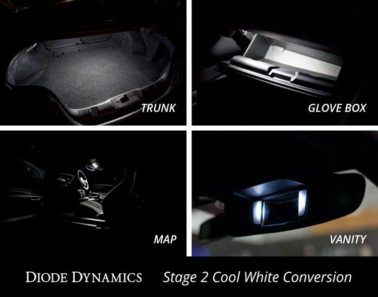 Interior LED Conversion Kit for Mustang 2015-17 | #DD0221-DD0280 | Diode Dynamics - Image 3