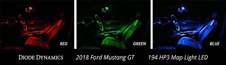 Interior LED Conversion Kit for Mustang 2018-23 | #DD0355-DD0361 | Diode Dynamics - Image 4