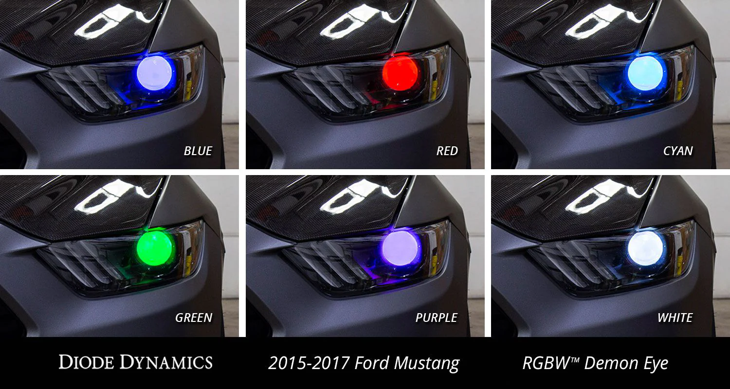 Multi-colour Demon Eye Kit for Mustang 2015-17 | #DD2223 | Diode Dynamics - Image 2