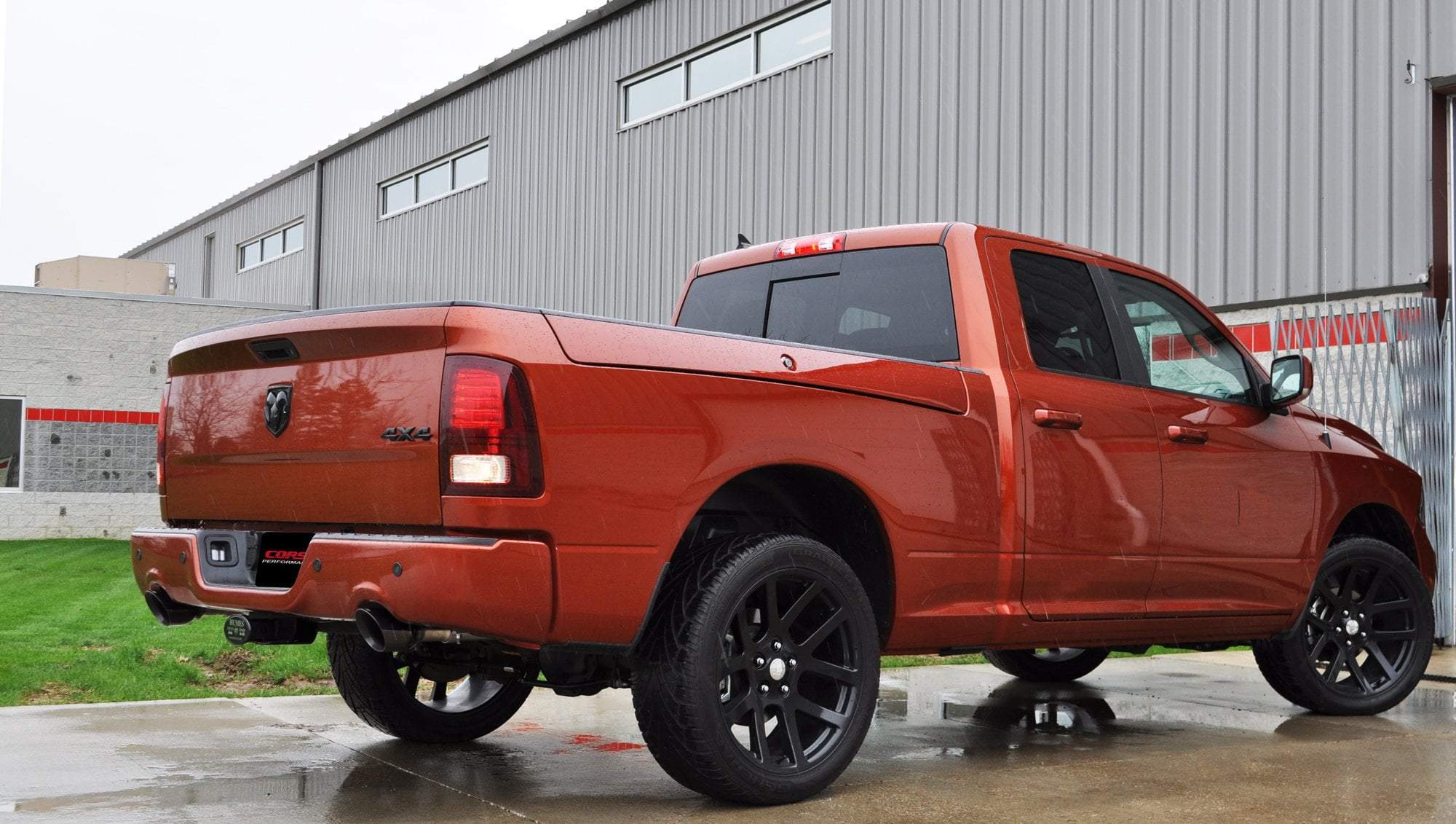 Sport 3.0" Cat-Back Exhaust (Black Tips) for RAM 1500 2009-18, 2019-23 Classic 4.7L & 5.7L V8 | #14405BLKCP  | Corsa Performance - Image 2