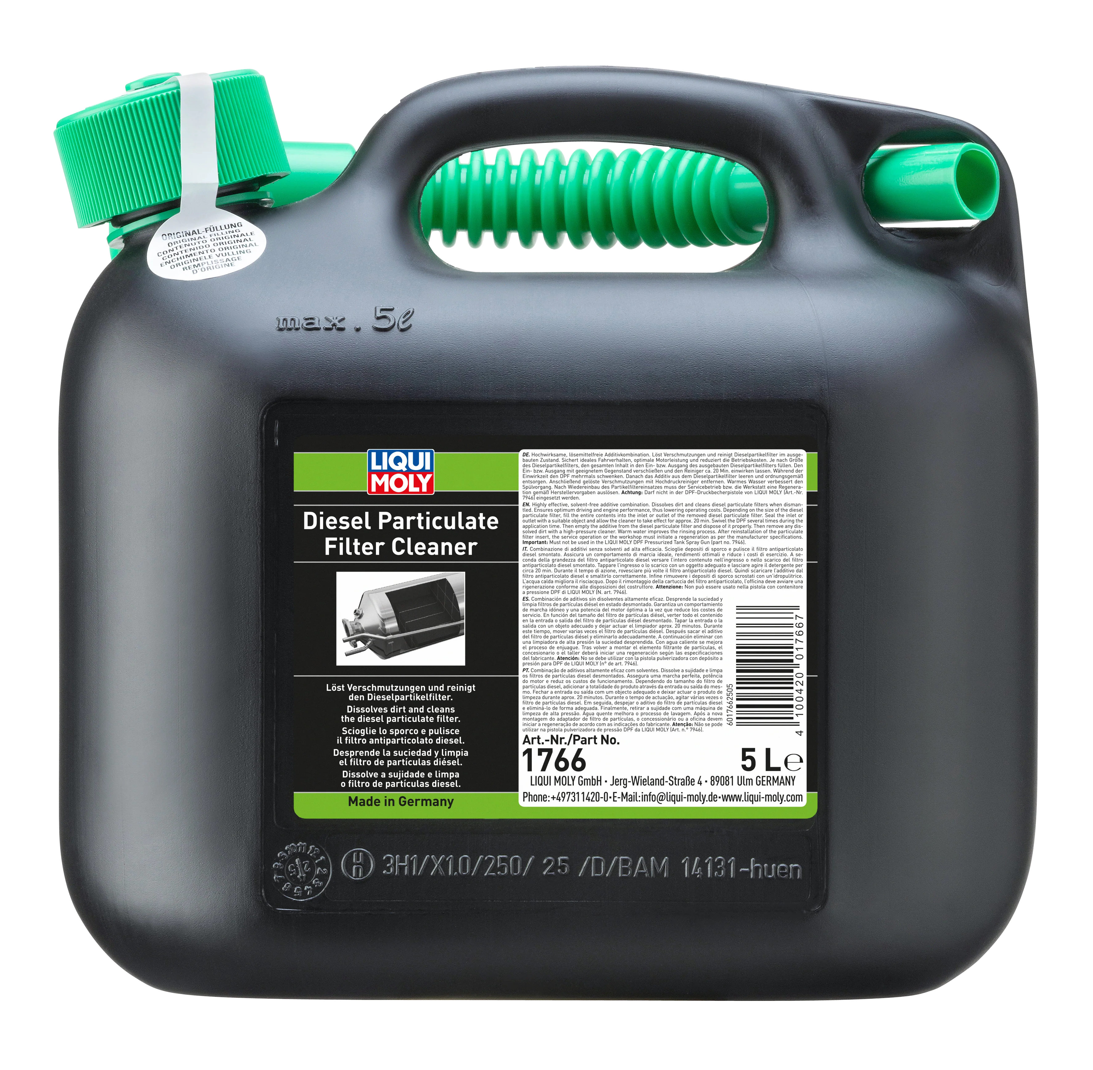 DPF Cleaner 5ltr - 1766 | Liqui Moly