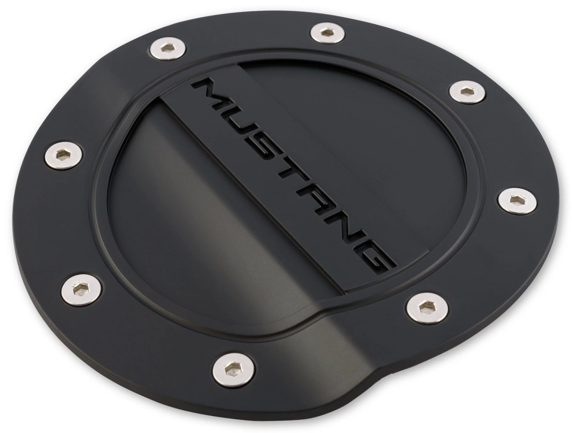 Fuel Door (Black, feat. Mustang) for Mustang 2015-23 | #FR3Z-6640526-MA | Drake Muscle Cars - Image 2