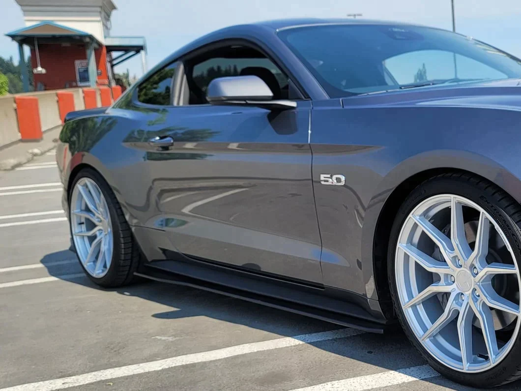 Side Rocker Splitters (Black) for Mustang 2015-23 | #JR3B-6510129-AB | Drake Muscle Cars - Image 8
