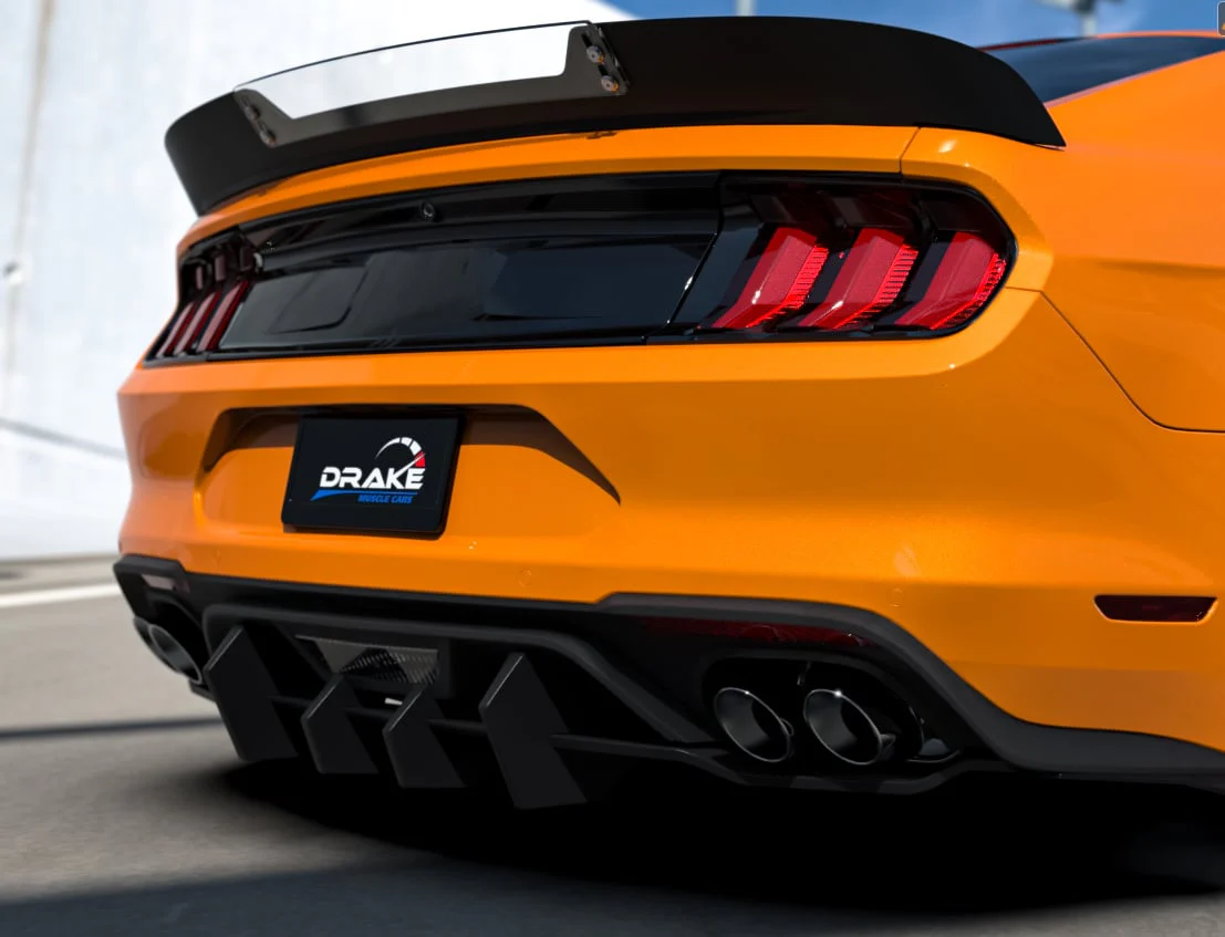 Wicker Bill Spoiler (Satin Black) for Mustang 2015-23 | #JR3B-6344210-A | Drake Muscle Cars - Image 2