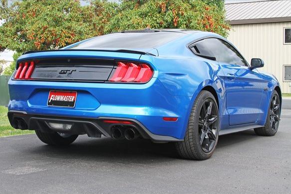 Outlaw Axle-Back Exhaust (Black Tips) for Mustang 5.0L GT 2018-23 | #817824 | Flowmaster - Image 3