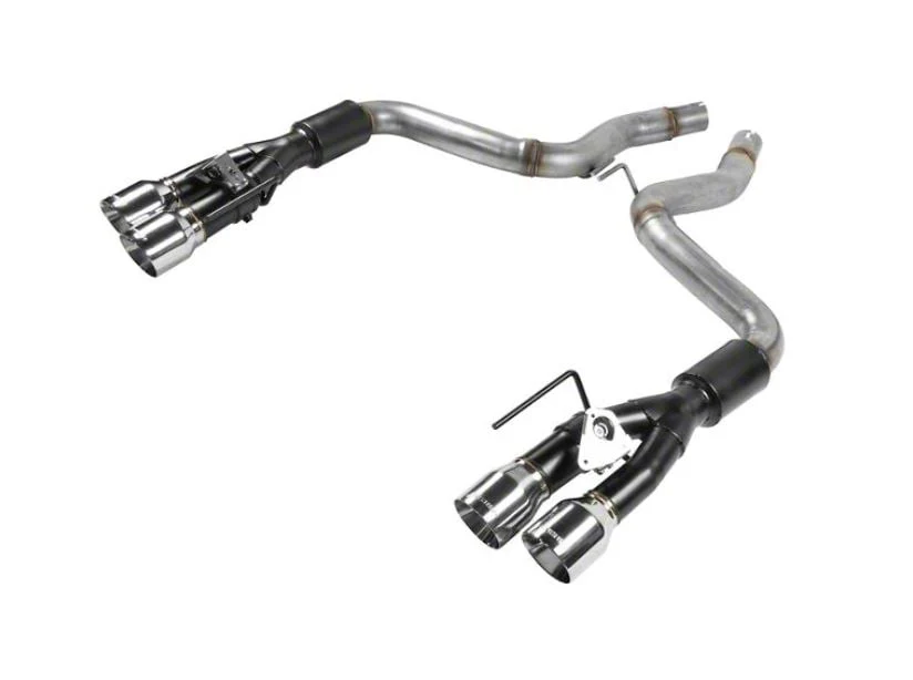Outlaw Axle-Back Exhaust (Polished Tips) for Mustang 5.0L GT 2018-23 | #817825 | Flowmaster