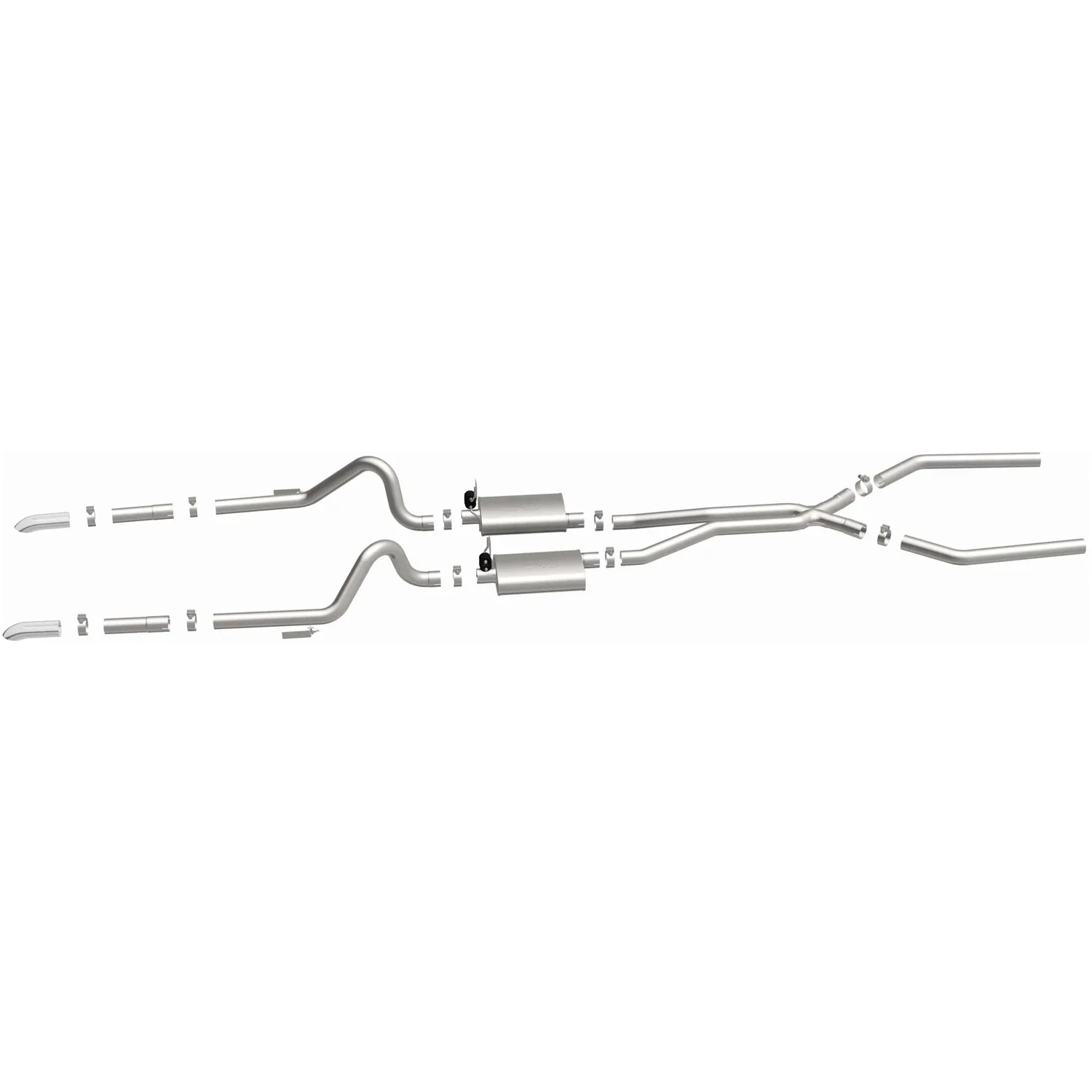 Crossmember-Back Street Exhaust for Mustang 289 / 4.7L 1964-66 | #15815 | MagnaFlow - Image 4