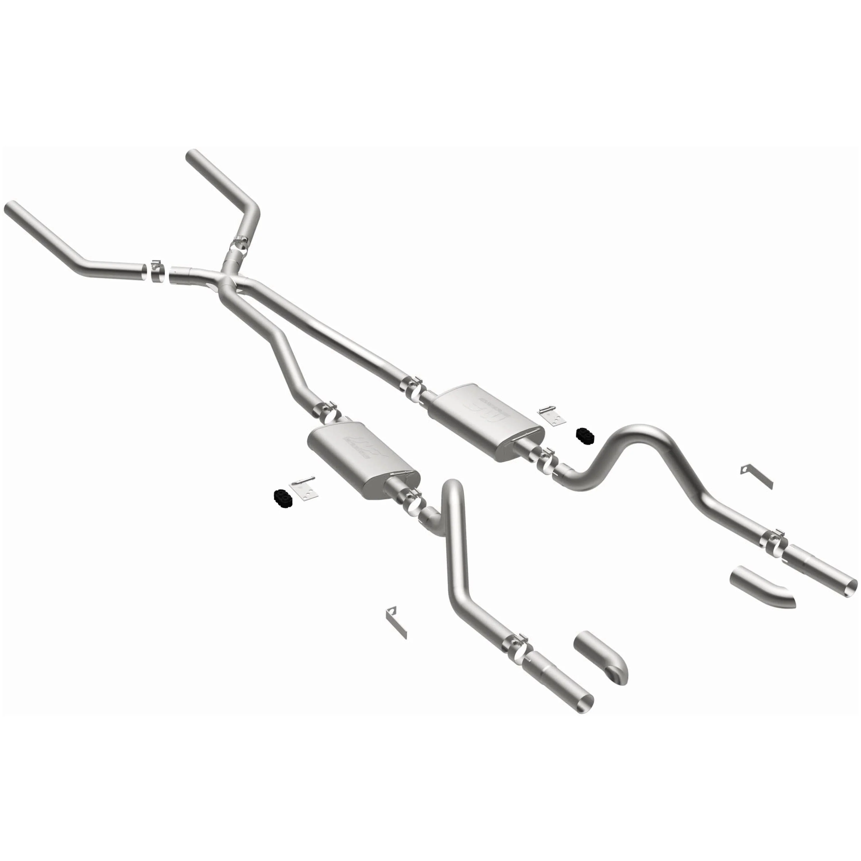 Crossmember-Back Street Exhaust for Mustang I6/V8 1967-70 | #15816 | MagnaFlow - Image 3