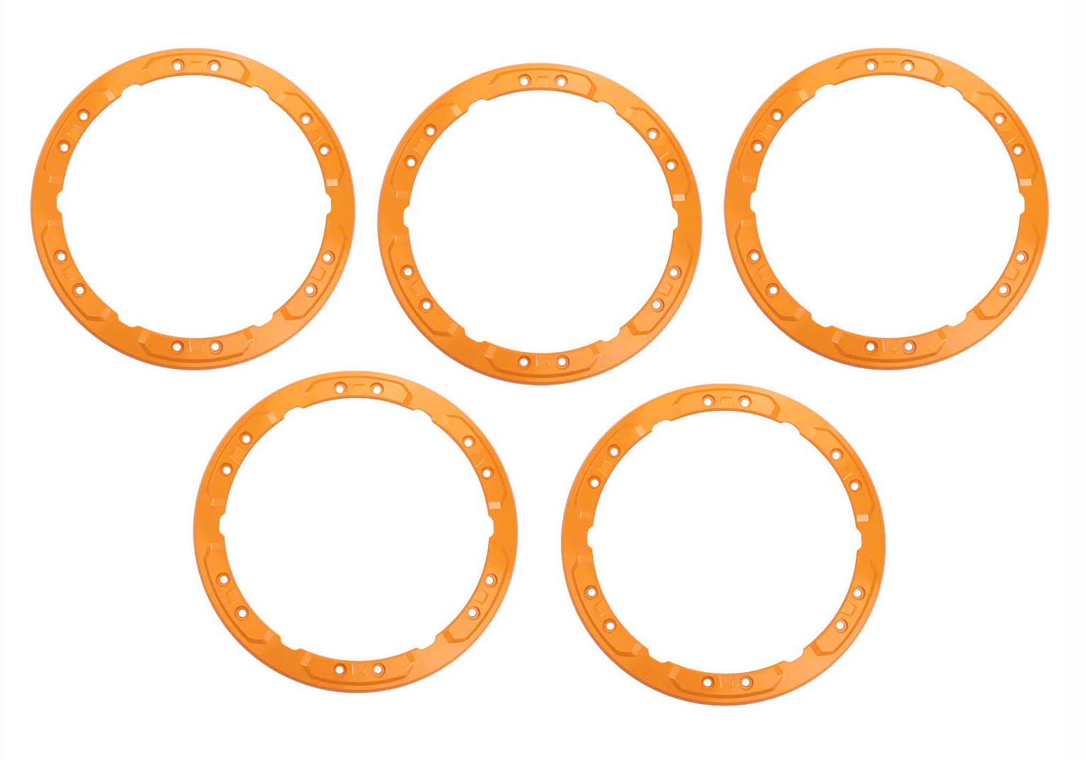 Orange Beadlock Trim Ring Set for Ford Bronco 2021+ & F-150 Raptor 2017-20 | #M-1021K-BLO | Ford Performance - Image 2