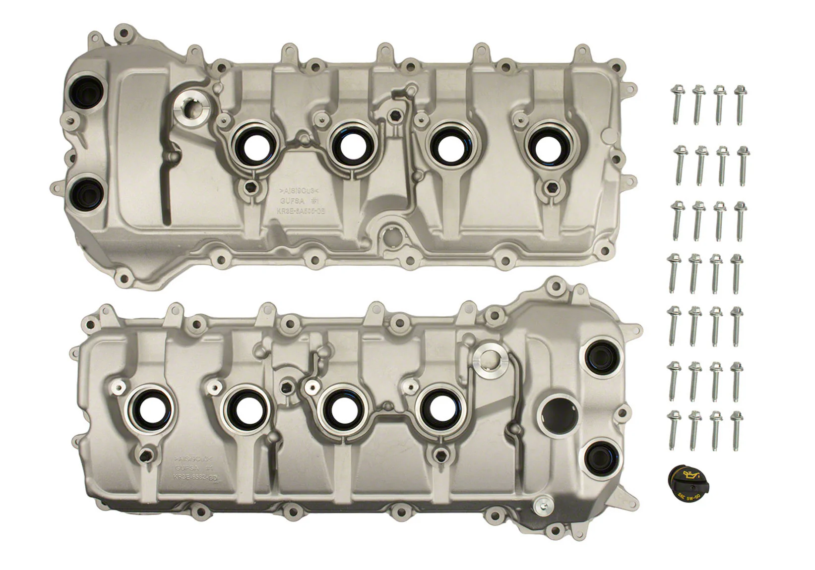 Upgraded Aluminium GT500 Cam / Valve Covers For Mustang 5.0L GT / 5.2L GT500 2011-17 | #M-6067-M52S | Ford Performance