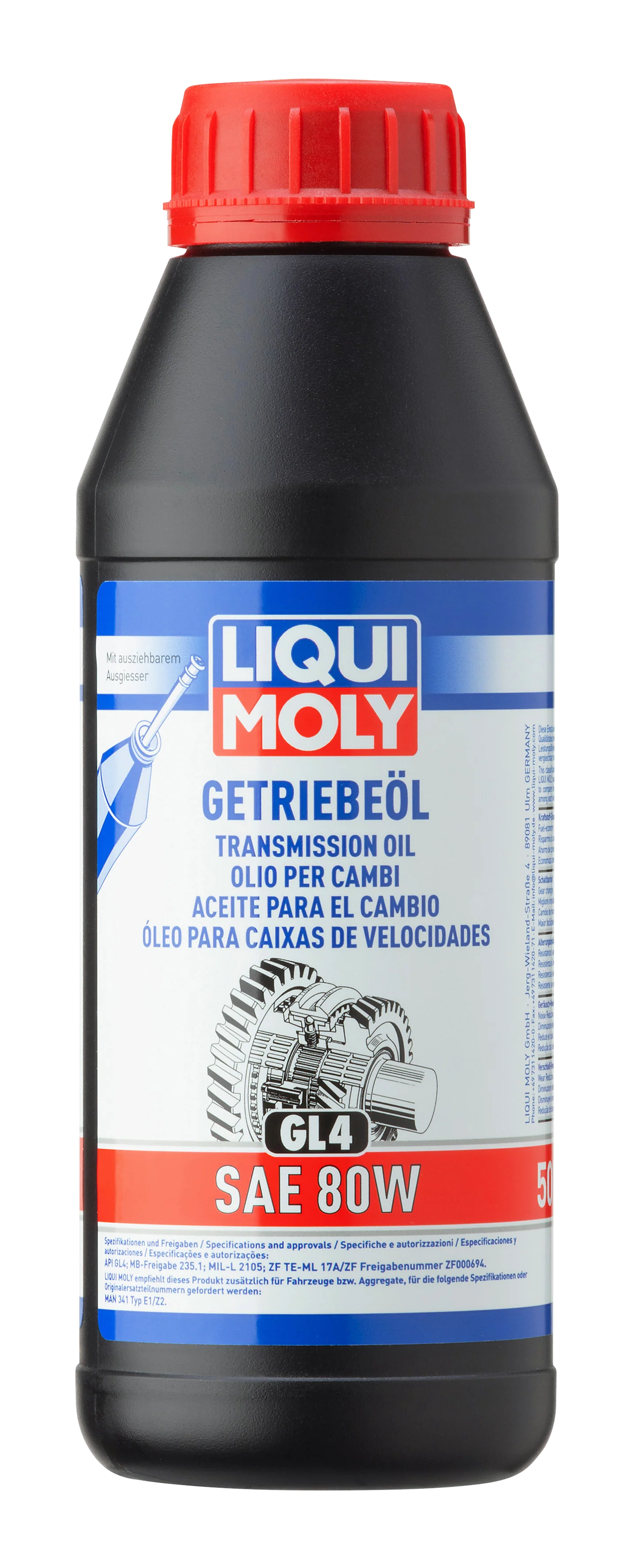 Gear Oil (Gl4) SAE 80W - 1401 | Liqui Moly