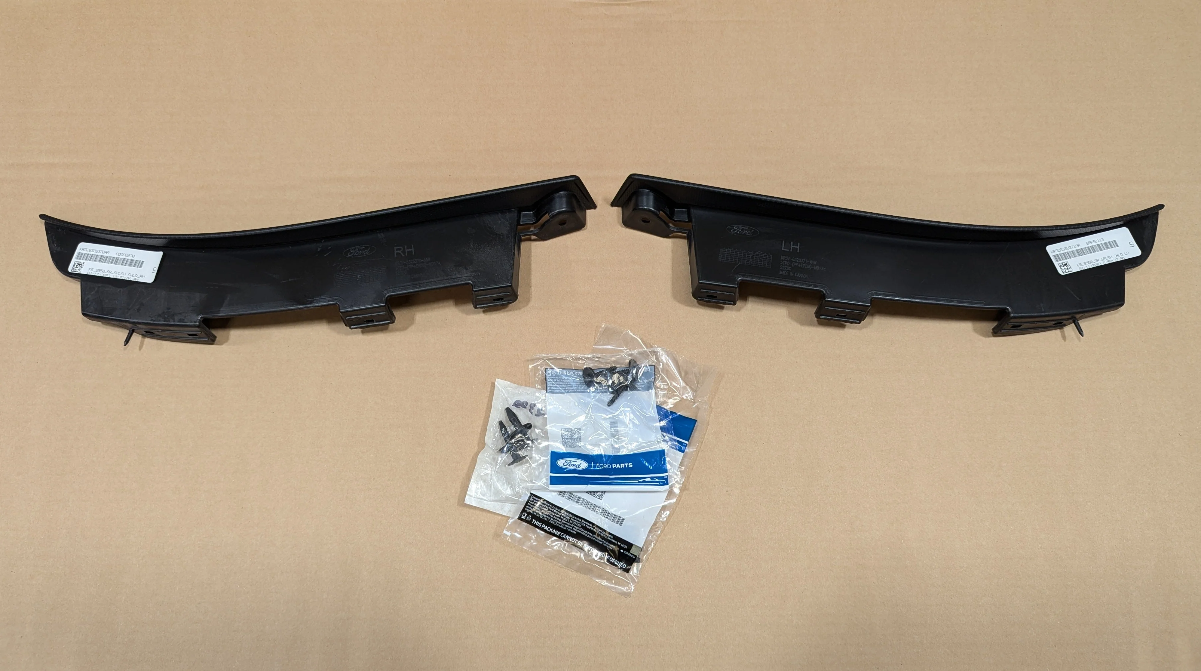 OEM Rear Splash Guards for Mustang Mach 1 2020-23 | #KR3Z-632837-KIT | Ford - Image 4