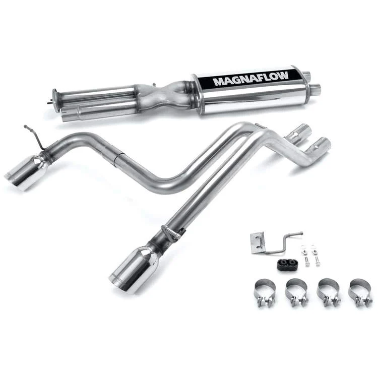 Cat-back Street Exhaust (polished) for H2 6.0L 2003-06 | #16673 | MagnaFlow