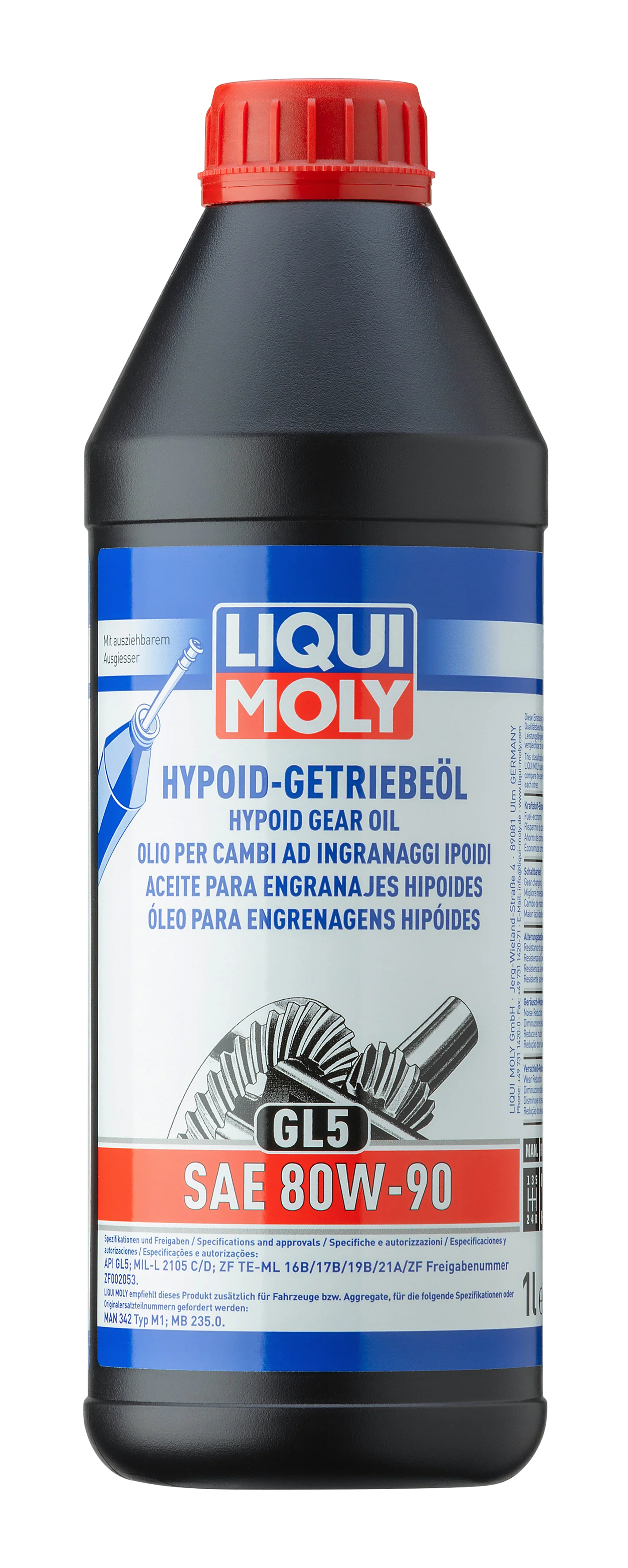 Hypoid Gear Oil (Gl5) SAE 80W-90 1ltr - 4406 | Liqui Moly