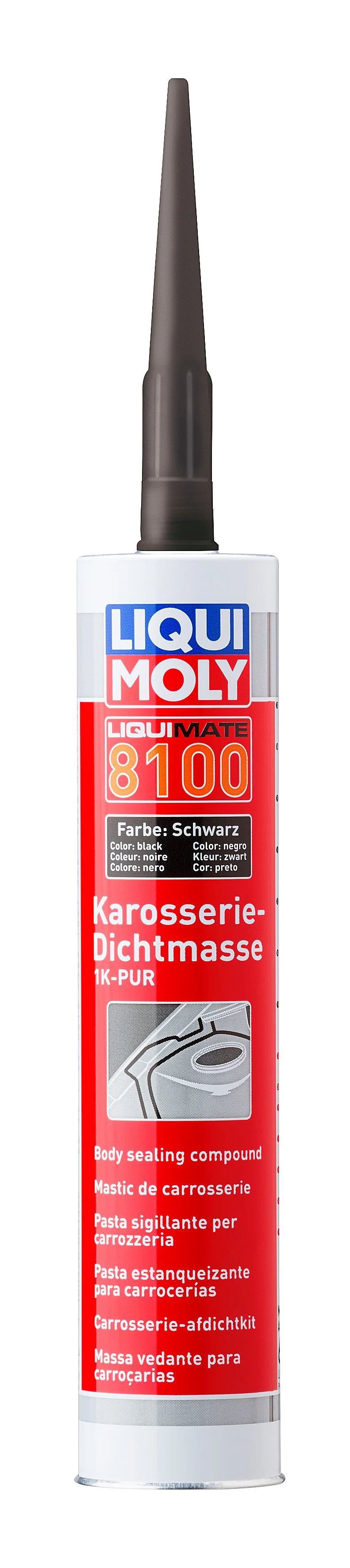 Liquimate 8100 1K-Pur Black 300ml - 6146 | Liqui Moly