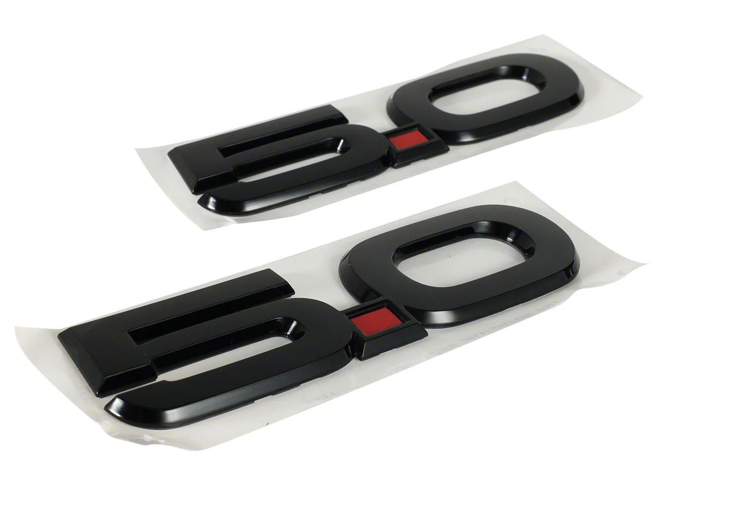 Gloss Black 5.0 Wing Emblems (Pair) for Mustang GT 2015-23 | M-1447-M50AB | Ford Performance - Image 2
