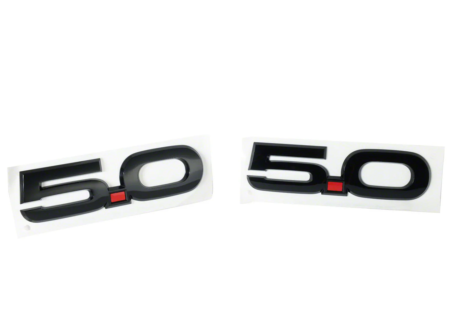 Gloss Black 5.0 Wing Emblems (Pair) for Mustang GT 2015-23 | M-1447-M50AB | Ford Performance - Image 3