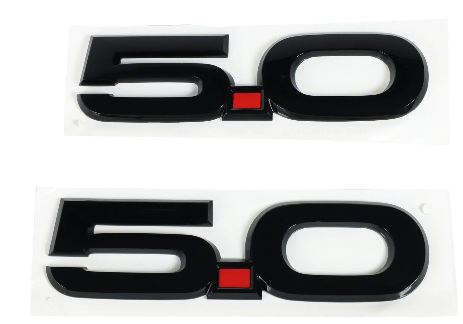Gloss Black 5.0 Wing Emblems (Pair) for Mustang GT 2015-23 | M-1447-M50AB | Ford Performance - Image 4
