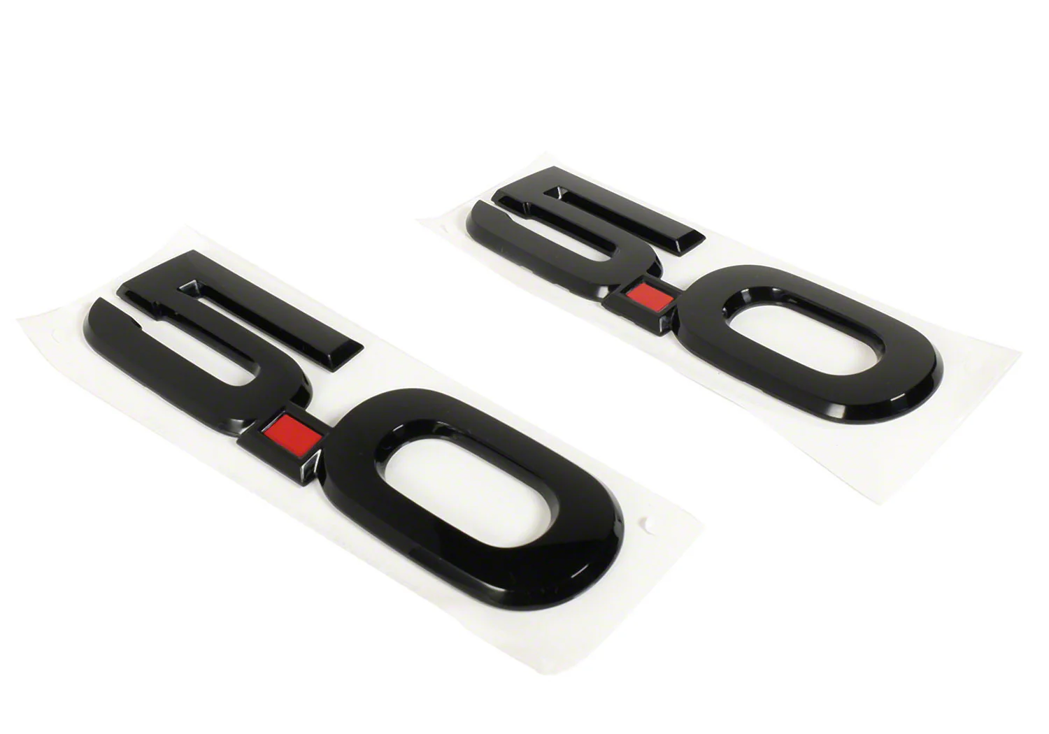 Gloss Black 5.0 Wing Emblems (Pair) for Mustang GT 2015-23 | M-1447-M50AB | Ford Performance - Image 5