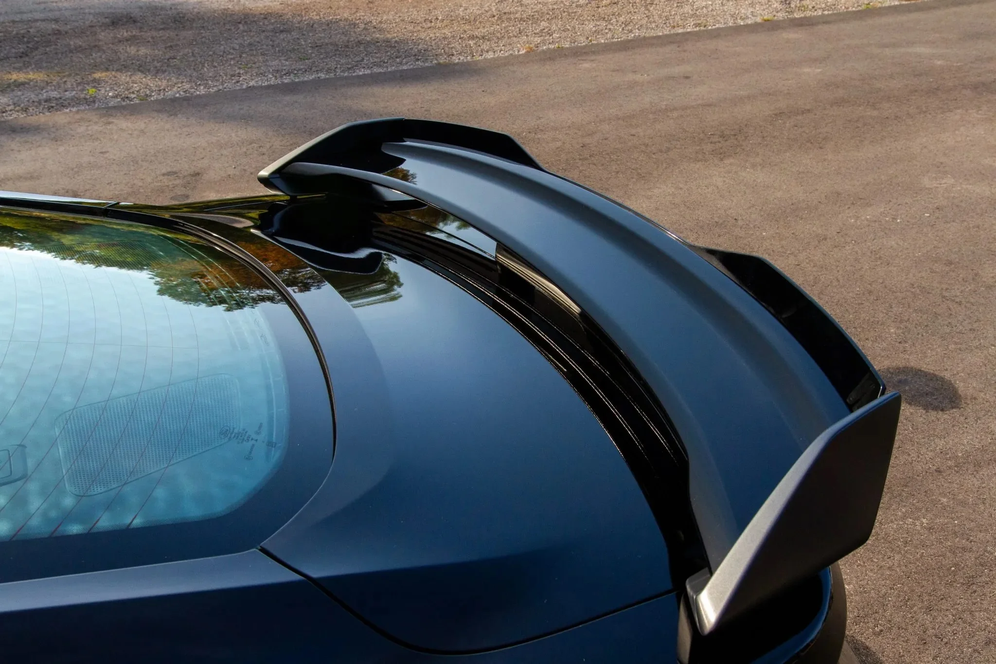 Genuine Dark Horse Handling Pack Rear Spoiler with Gurney Flap for Mustang 2024+ | #M-16600-S65PPG | Ford Performance - Image 2