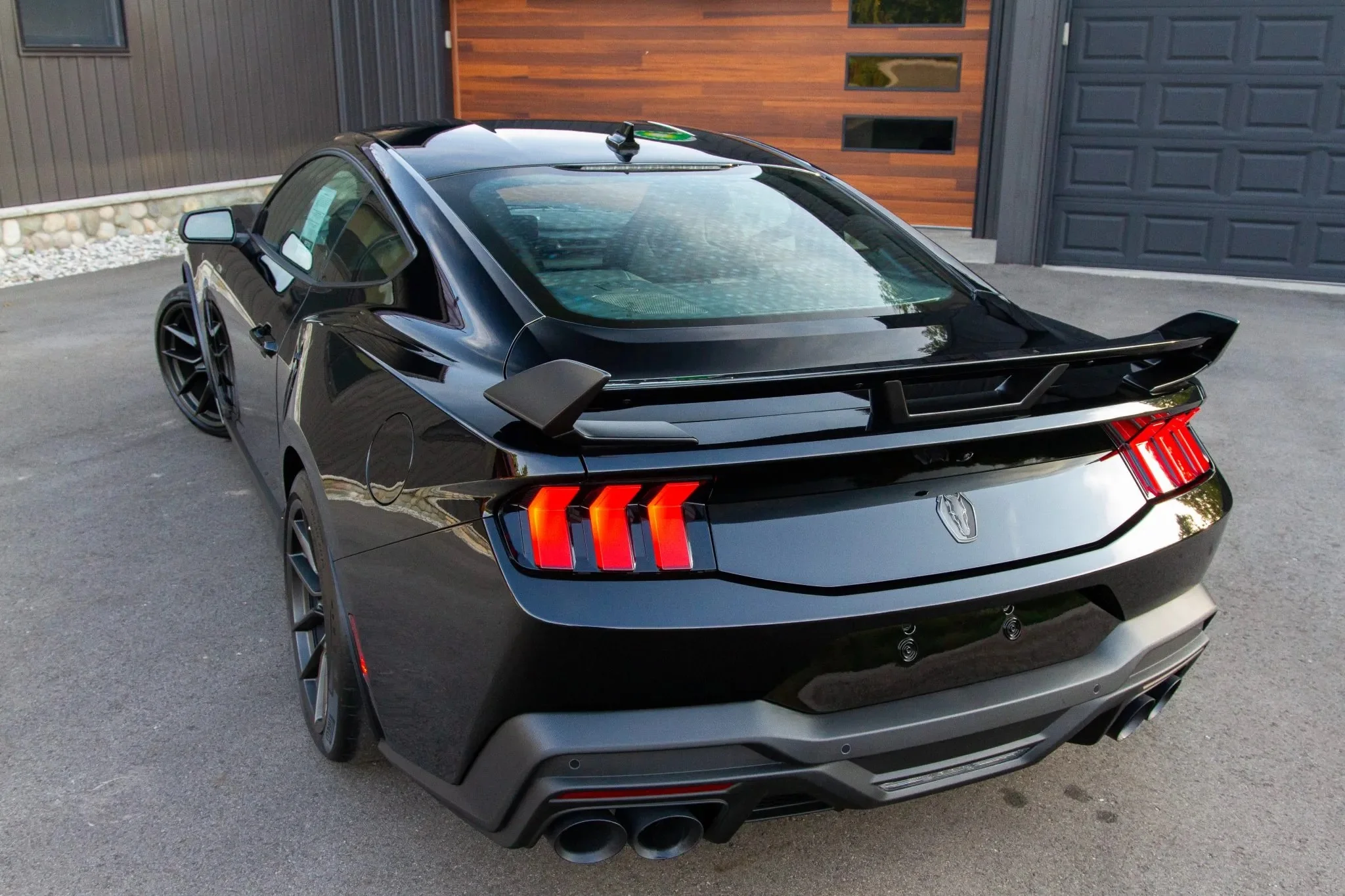 Genuine Dark Horse Handling Pack Rear Spoiler with Gurney Flap for Mustang 2024+ | #M-16600-S65PPG | Ford Performance - Image 5