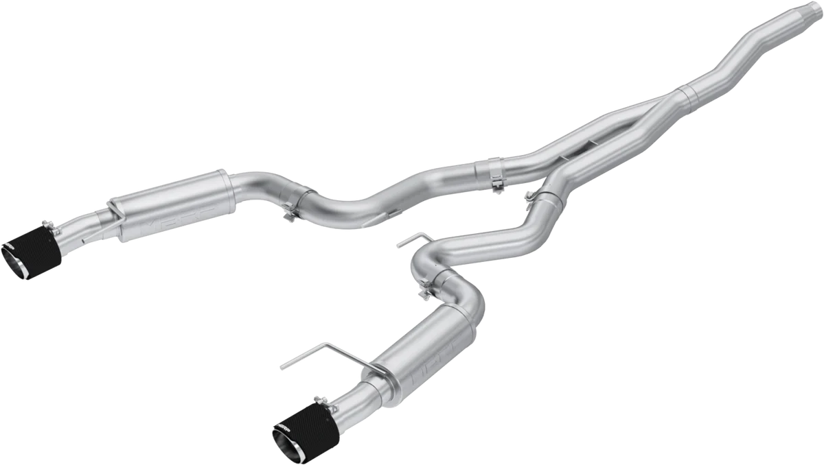 Armor Pro Street 3" Cat-Back Exhaust (Carbon Fibre Tips) for Mustang 2.3L EcoBoost 2015-22 | #S72753CF | MBRP