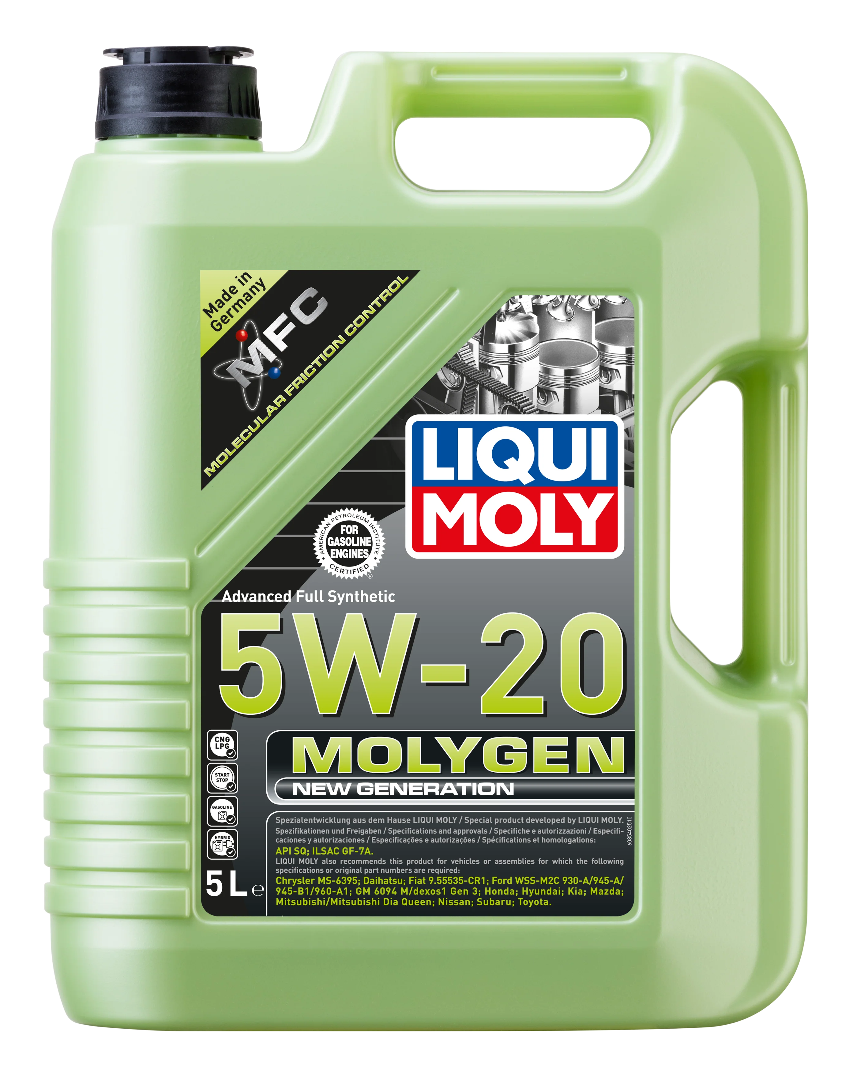 Molygen New Generation 5W-20 5ltr - 8540 | Liqui Moly