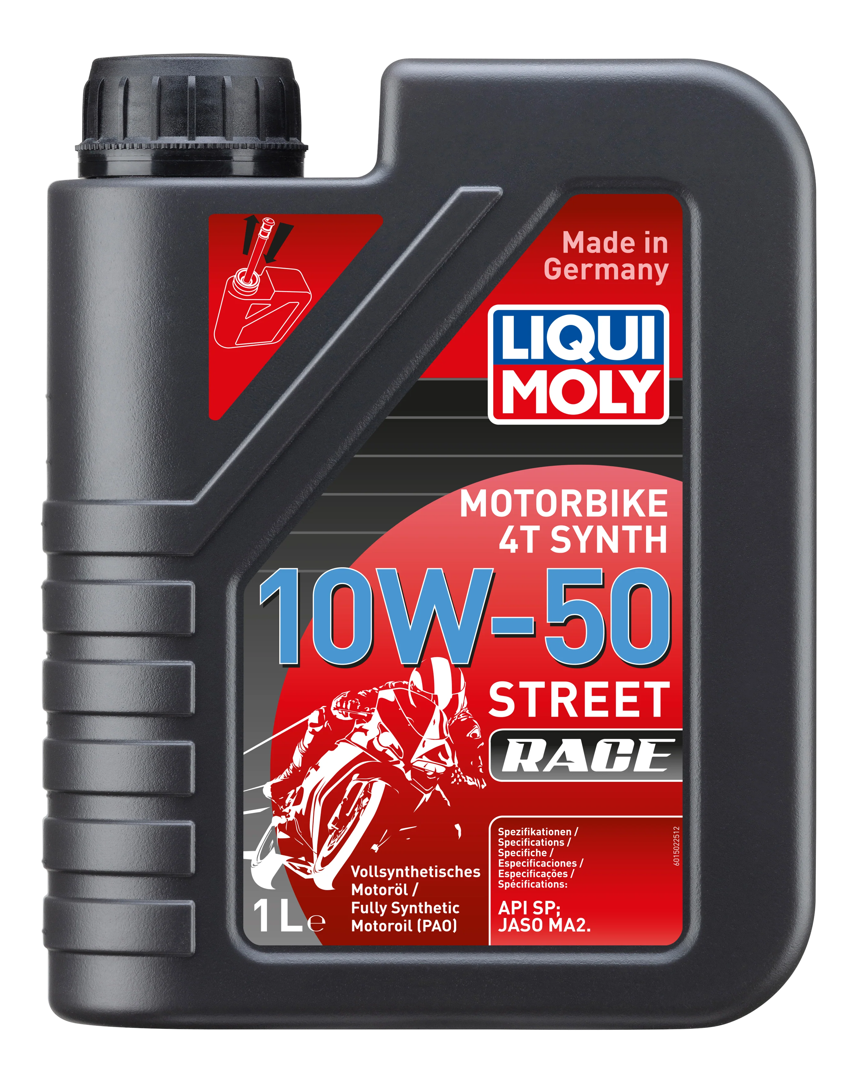 Motorbike 4T Synth 10W-50 Street Race 1ltr - 1502 | Liqui Moly