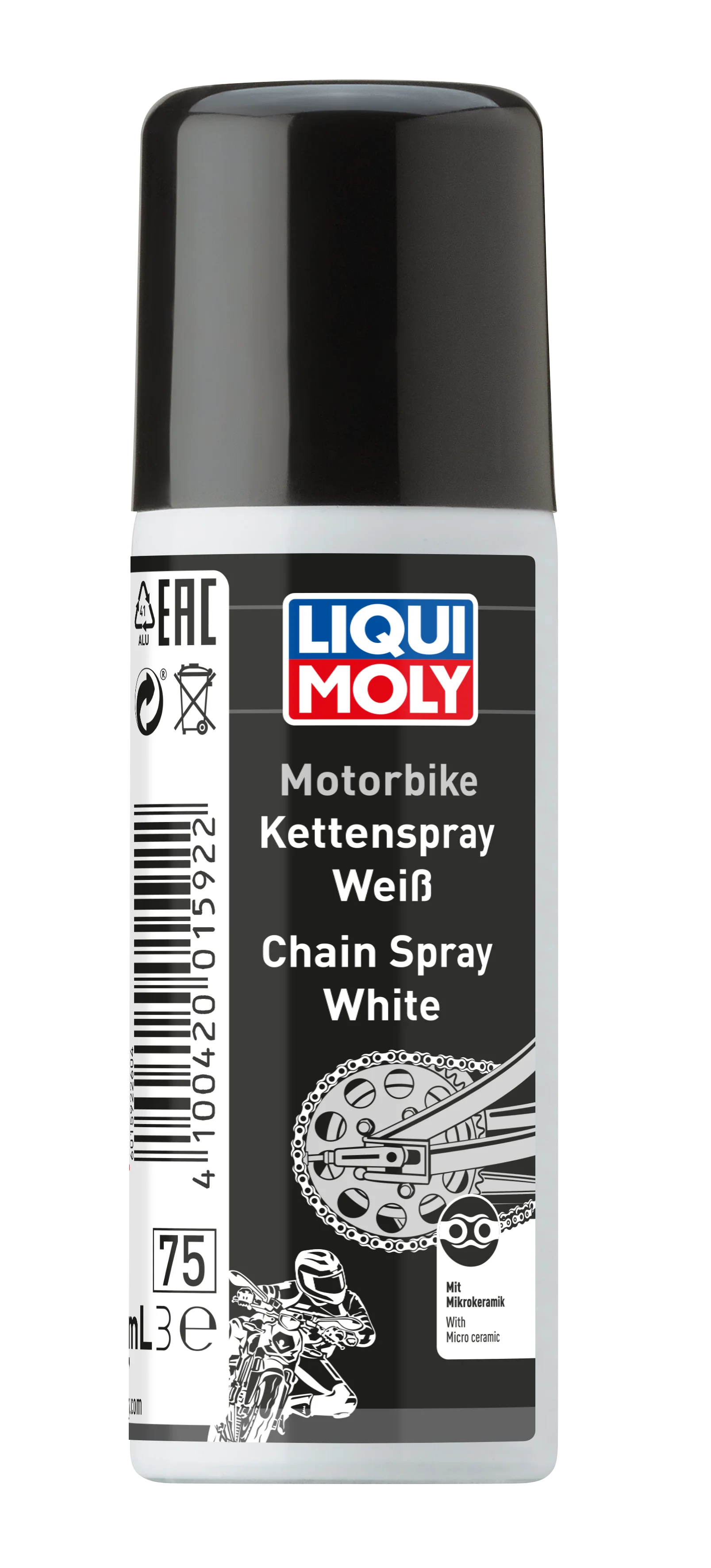 Motorbike Chain Lube (White) 50ml - 1592 | Liqui Moly