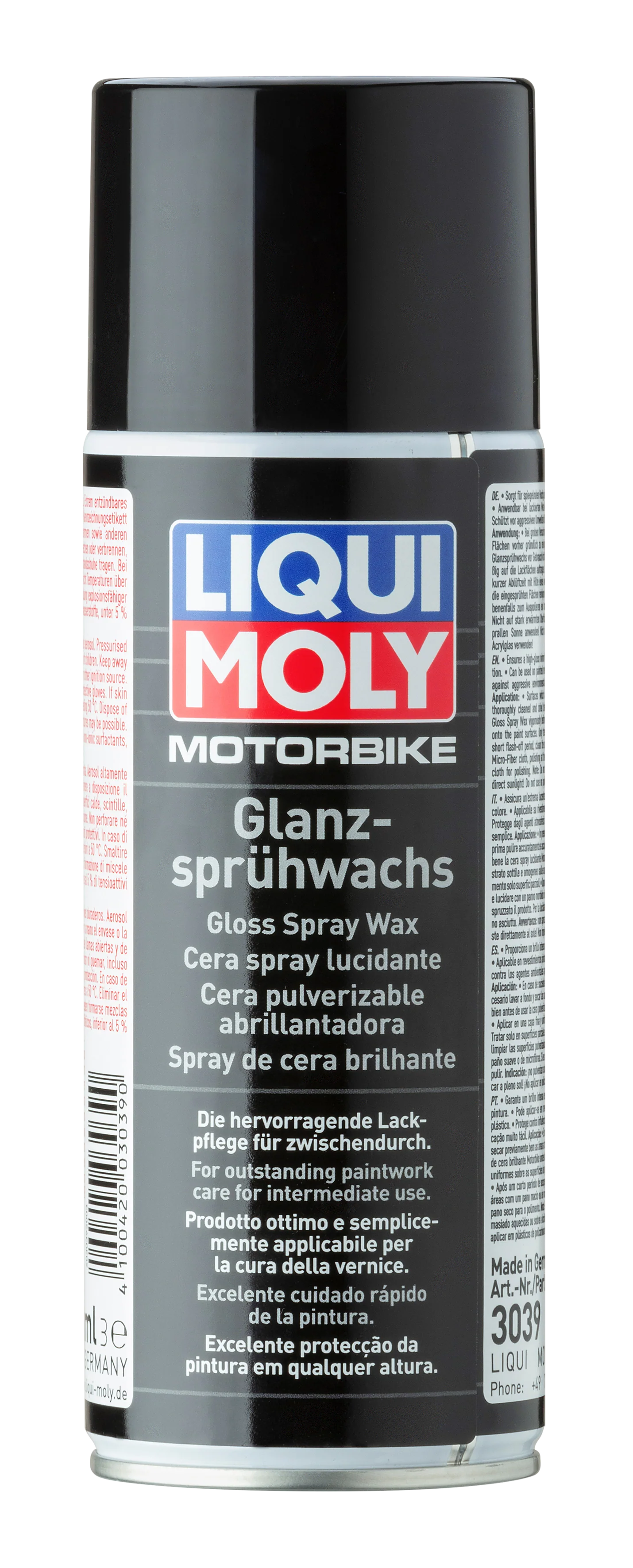 Motorbike Gloss Spray Wax 400ml - 3039 | Liqui Moly