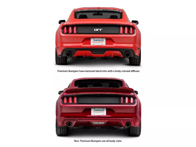 Quad Exhaust Rear Diffuser (Textured Black) for Mustang 2015-17 | MP Concepts | #MU15-18GT-DF-QUAD - Image 8