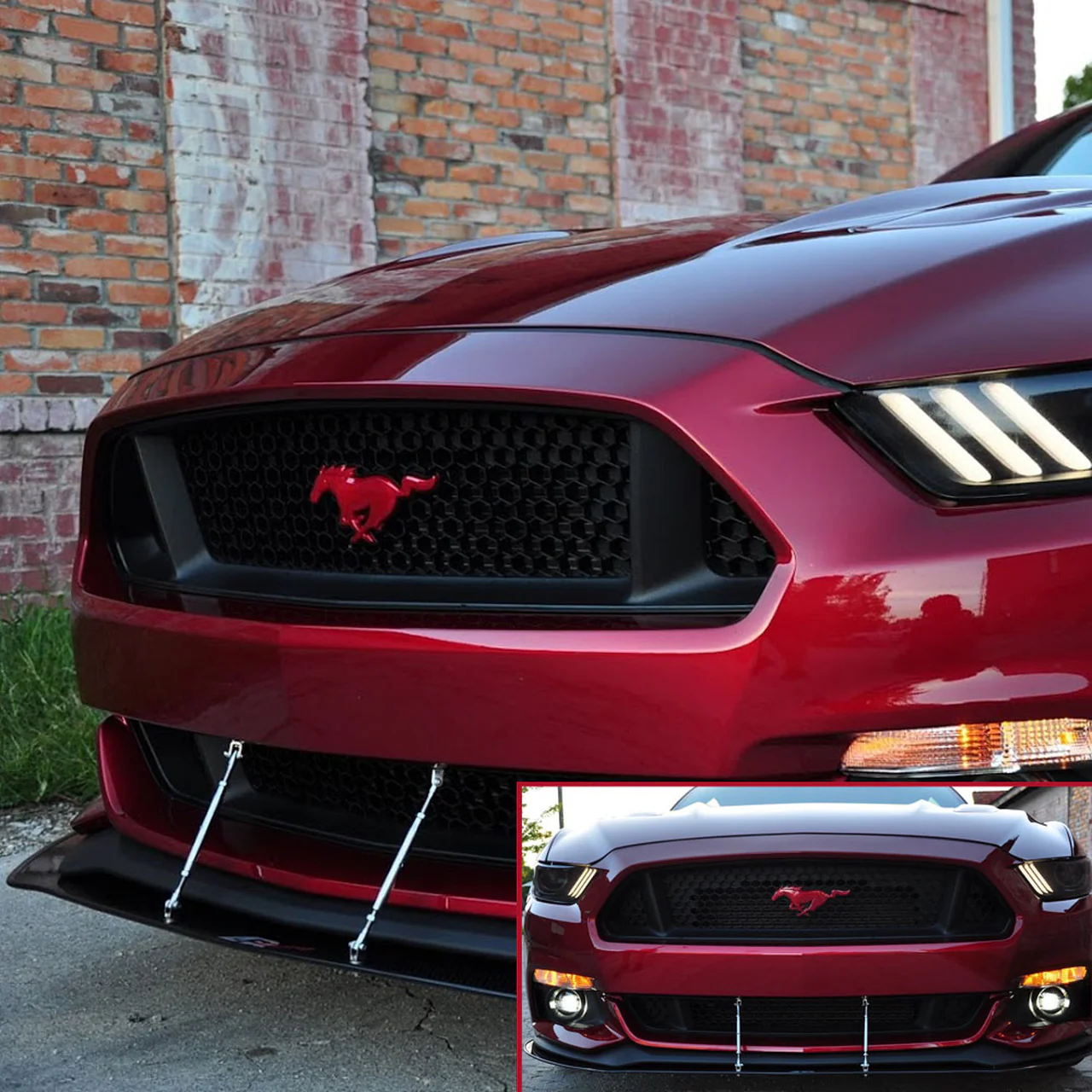 Front Pony Emblem (Pre-painted) for Mustang 2015-23 | #EM0005RHF | Ford - Image 2